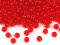 Koraliki szklane - PRECIOSA - rozmiar 11/0 -20g- czerwony transparentny