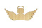 Drewniane skrzydła - anioł wz. 2 - 10x4,5 cm