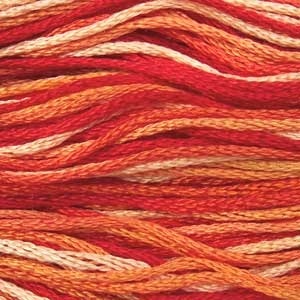 MULINA ARIADNA - czerwony ombre (4855)