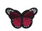 Naprasowanka motyl wz.99 - ciemny czerwony