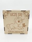 Skarbonka wykreślanka- Uczę się oszczędzać - (wzór 5)