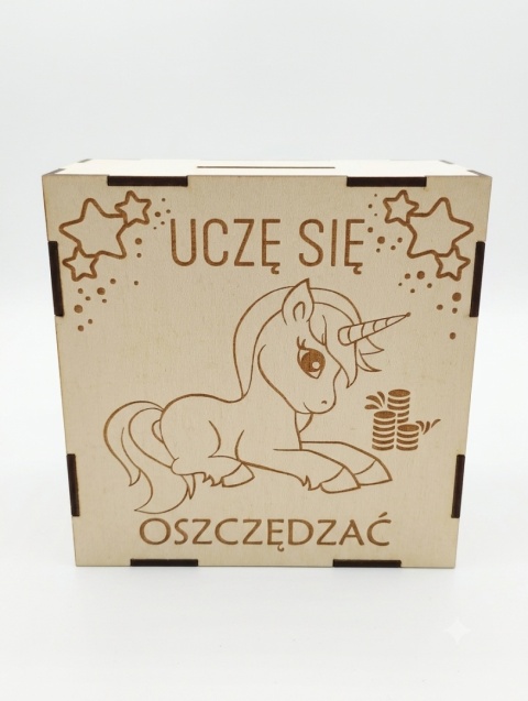 Skarbonka wykreślanka- Uczę się oszczędzać - (wzór 5)