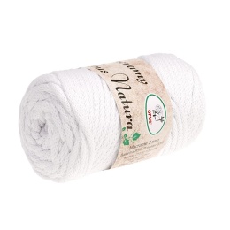 Sznurek pleciony 3 mm - biały (101)