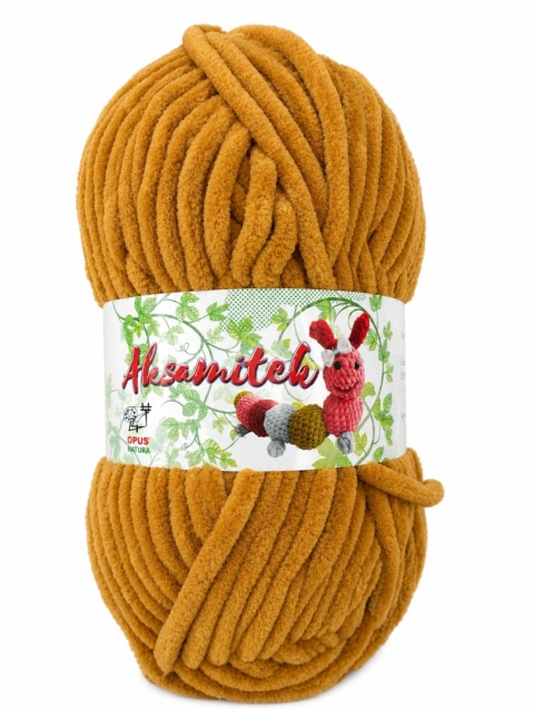 Włóczka Aksamitek - 50g - cynamonowy (033)