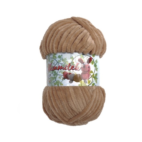 Włóczka Aksamitek - 50g - beżowy (218)