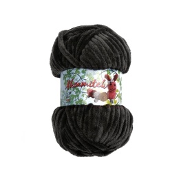 Włóczka Aksamitek - 50g - antracyt (241)