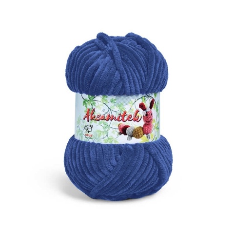 Włóczka Aksamitek - 50g - jeansowy (233)