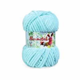 Włóczka Aksamitek - 50g - błękitny (810)