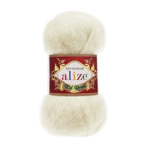 Włóczka Alize Kid Royal - 50g - ecru (62)