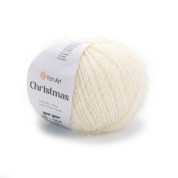 Włóczka YarnArt Christmas - kremowy (06)
