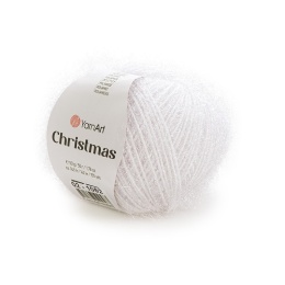 Włóczka YarnArt Christmas - biały (02)