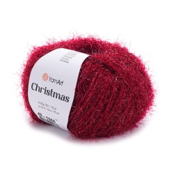 Włóczka YarnArt Christmas - ciemny czerwony (46)