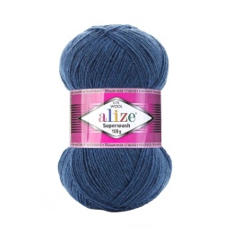 Włóczka na skarpety - Alize Superwash Comfort - jasny granat (846)