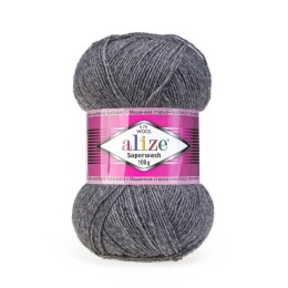 Włóczka na skarpety - Alize Superwash Comfort - ciemno szary (182)