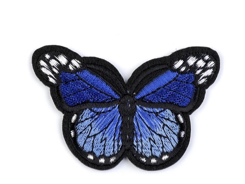 Naprasowanka motyl - szafirowy - wz 30