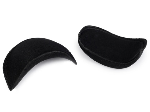 Poduszki barkowe grubość 15 mm - czarny - 1 para