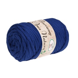 Sznurek pleciony 3 mm - ciemny niebieski (121)