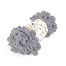 Włóczka Puffy - 100g - popielaty (302)